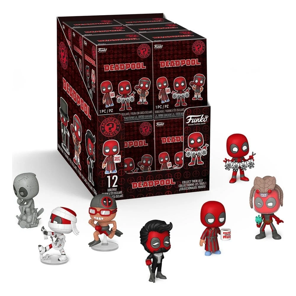 FUNKO POP 91897 DEADPOOL - MYSTERY MINI BLIND BOX - DISPLAY 12PC CASE PACK 