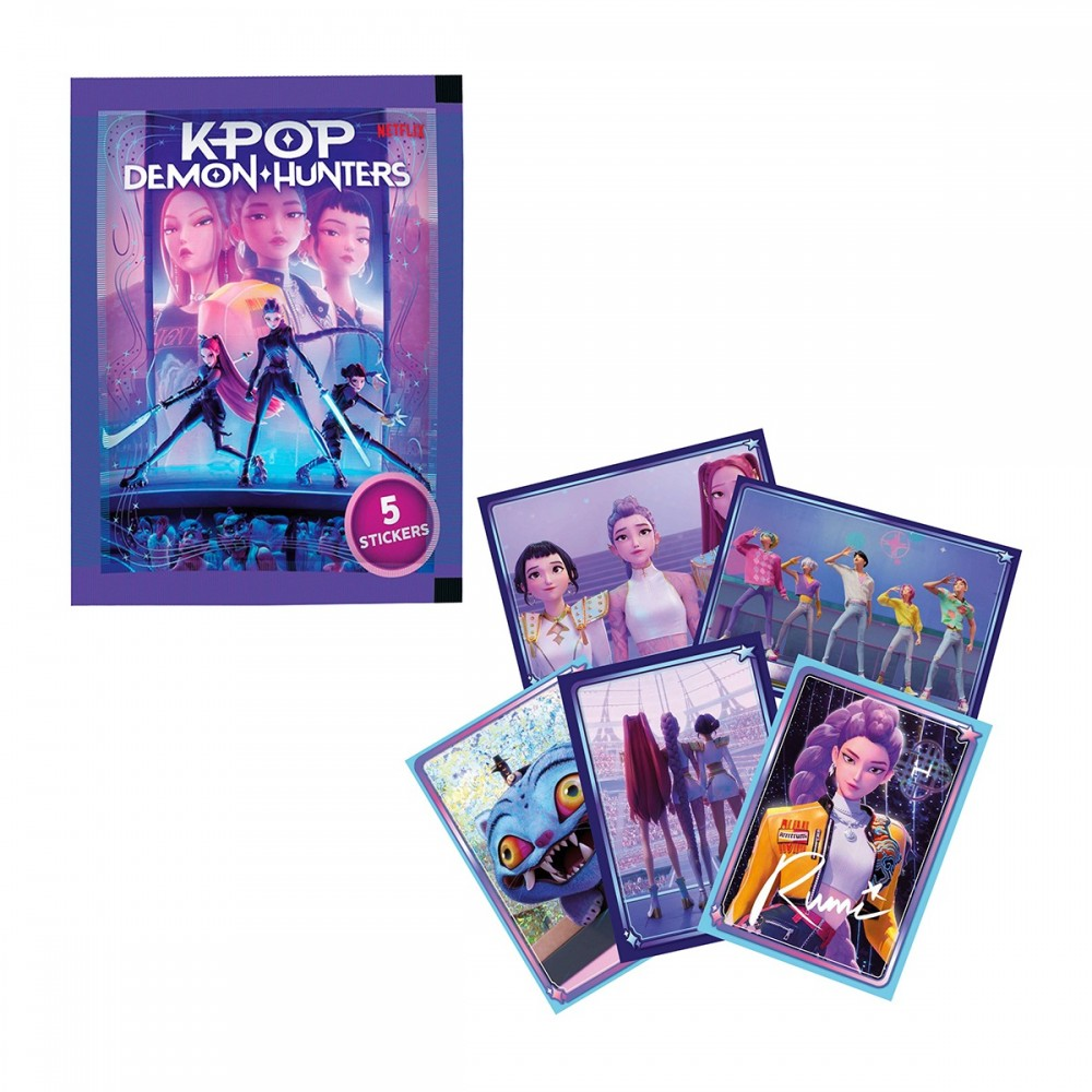 DIRAMIX - KPOP DEMON HUNTERS - 1 BUSTINA DI FIGURINE - Offical Stickers Netflix