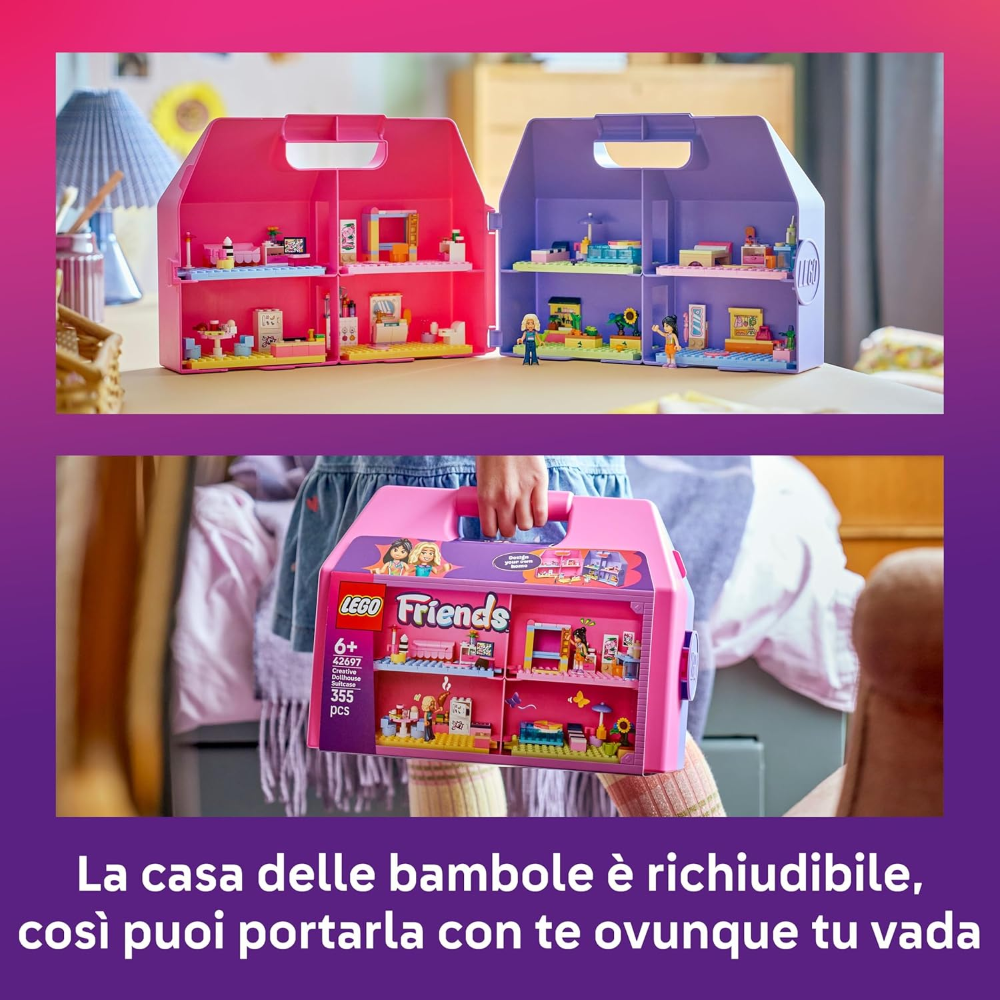 LEGO FRIENDS - Valigetta creativa Casa delle Bambole 42697