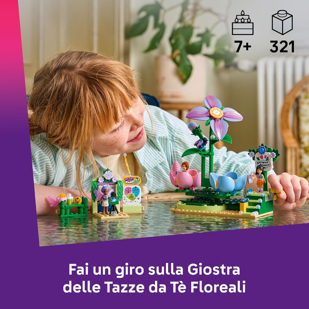 LEGO FRIENDS - Giostra delle tazze da tè Floreali 42702
