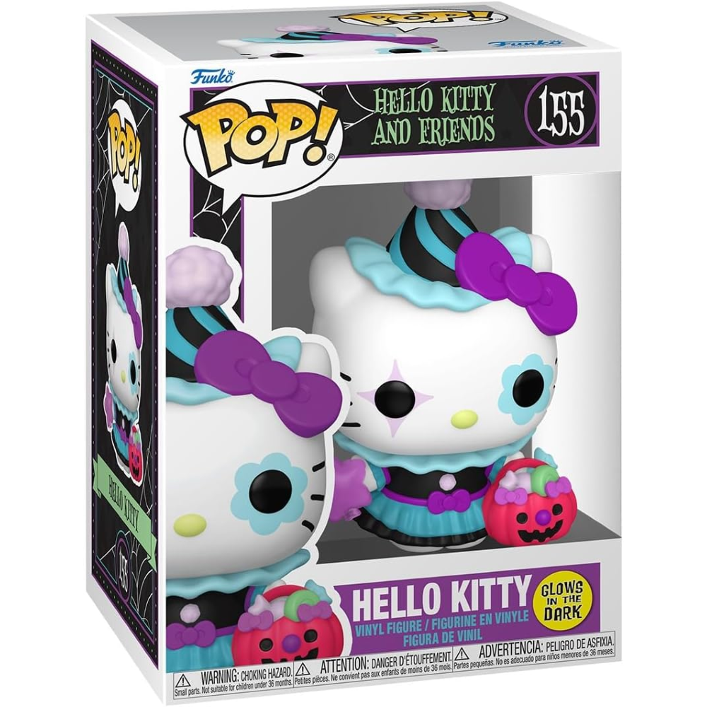 FUNKO POP SANRIO:HELLO KITTY - VINYL FIGURE 155 HELLO KITTY (SPOOKY) (GW) 9CM COC 94576