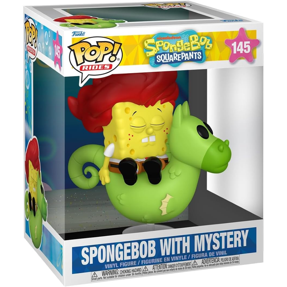FUNKO POP RIDE DELUXE SPONGEBOB S5 - VINYL FIGURE 145 SPONGEBOB WITH MYSTERY 15CM 90366