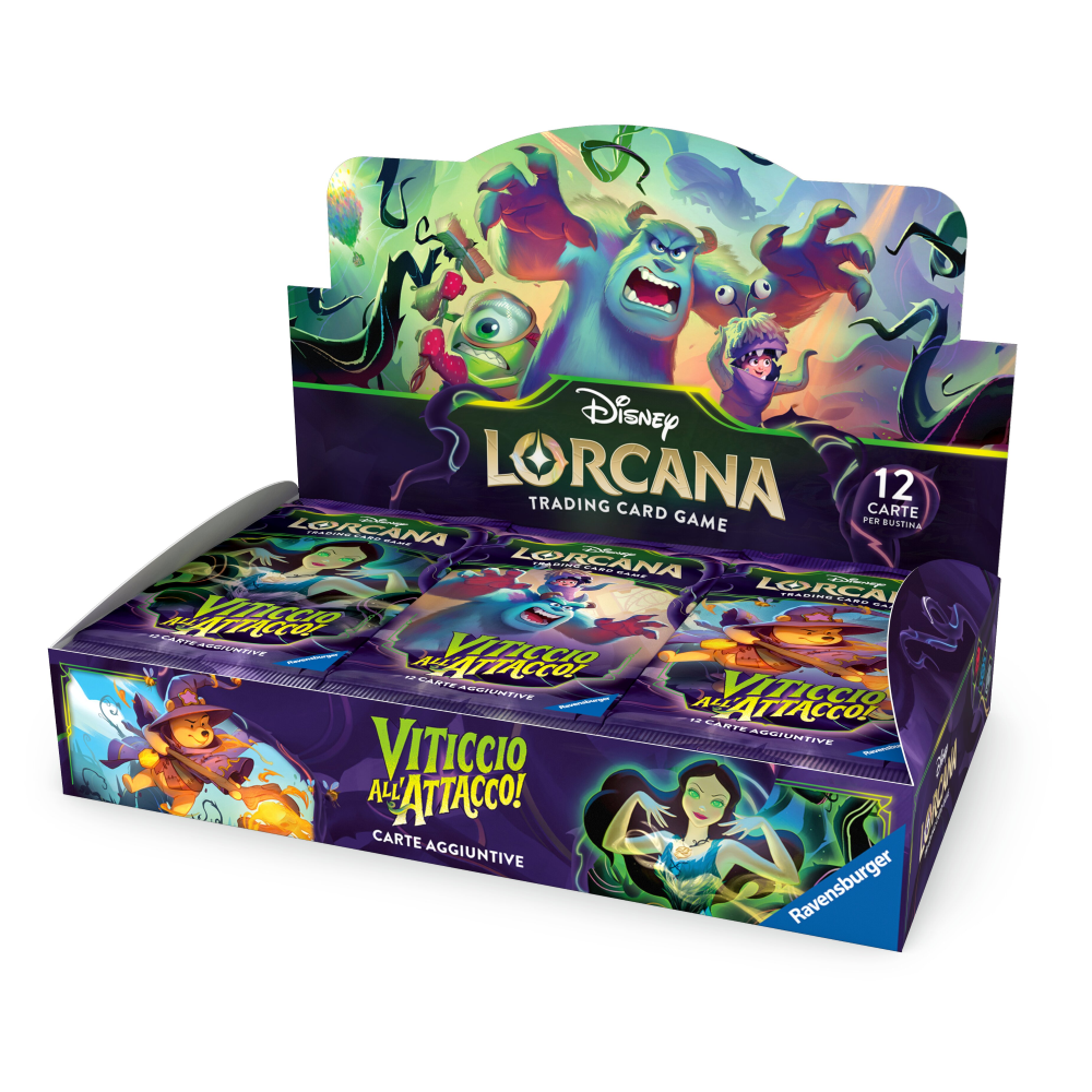 PREORDINE LORCANA - BOX 24 BUSTE S13 - Viticcio all'attacco Booster Pack Display ITA 17/07/2026 (SCAD.17/06/2026)