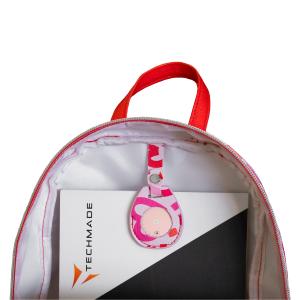 TECHMADE ZAINO LOVE KIDS ROSSO CON TRACKER (NON INCLUSO)