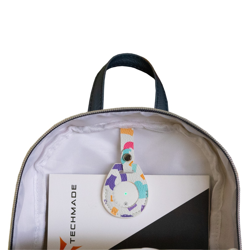 TECHMADE ZAINO LOVE KIDS BLU CON TRACKER (NON INCLUSO)