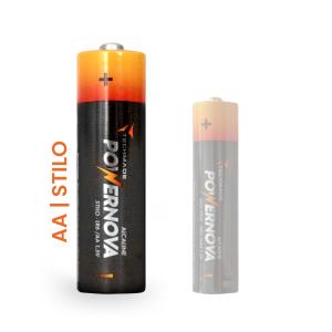 TECHMADE BATTERIA STILO ALCALINE Modello AA TM-LR6 PACK DA 4