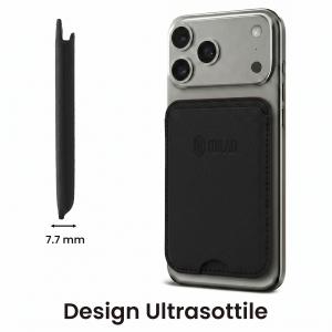 TECHMADE WALLET PORTACARTE MAGNETICO MILAN CLASSIC BLACK