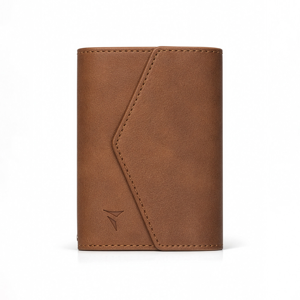 TECHMADE SMART WALLET PORTACARTE BASIC DARK BROWN