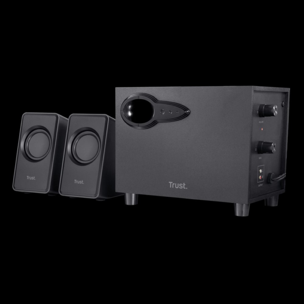 TRUST SPEAKER CON SUBWOOFER 2.1 - AVORA - Set altoparlanti con subwoofer 2.1 USB