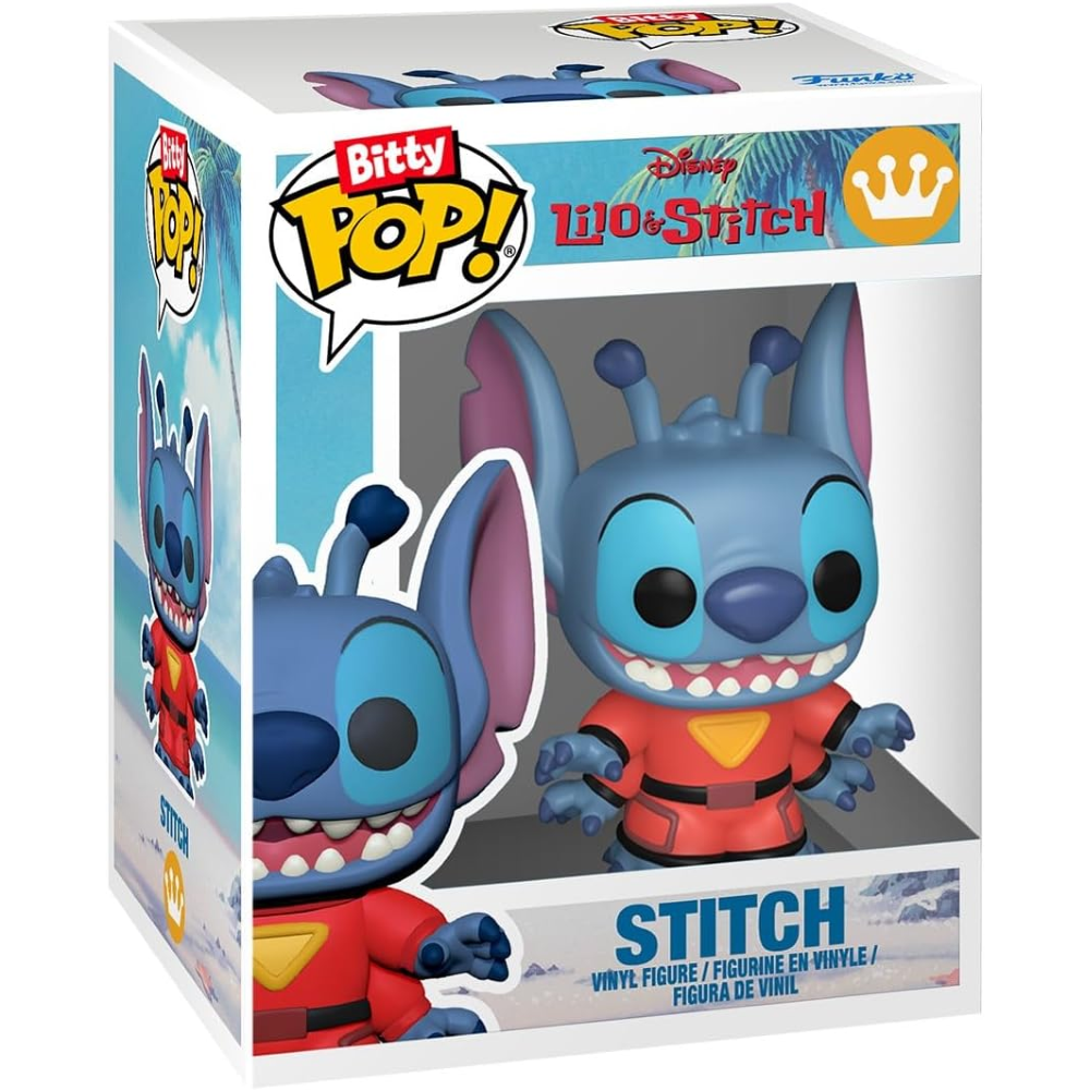 FUNKO POP BITTY RIDE LILO & STITCH - VINYL FIGURE - STITCH AND THE RED ONE IN RACECAR 