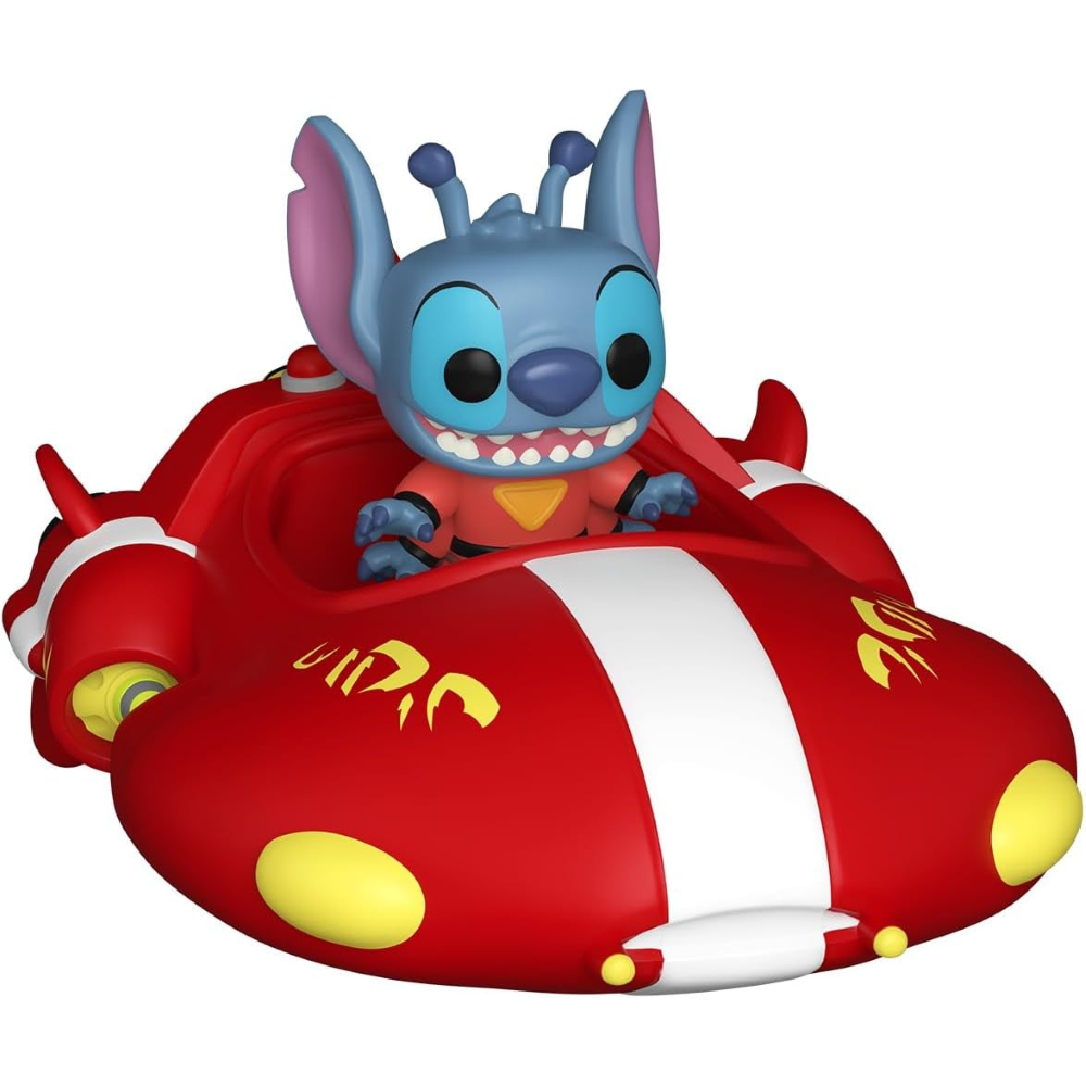 FUNKO POP BITTY RIDE LILO & STITCH - VINYL FIGURE - STITCH AND THE RED ONE IN RACECAR 