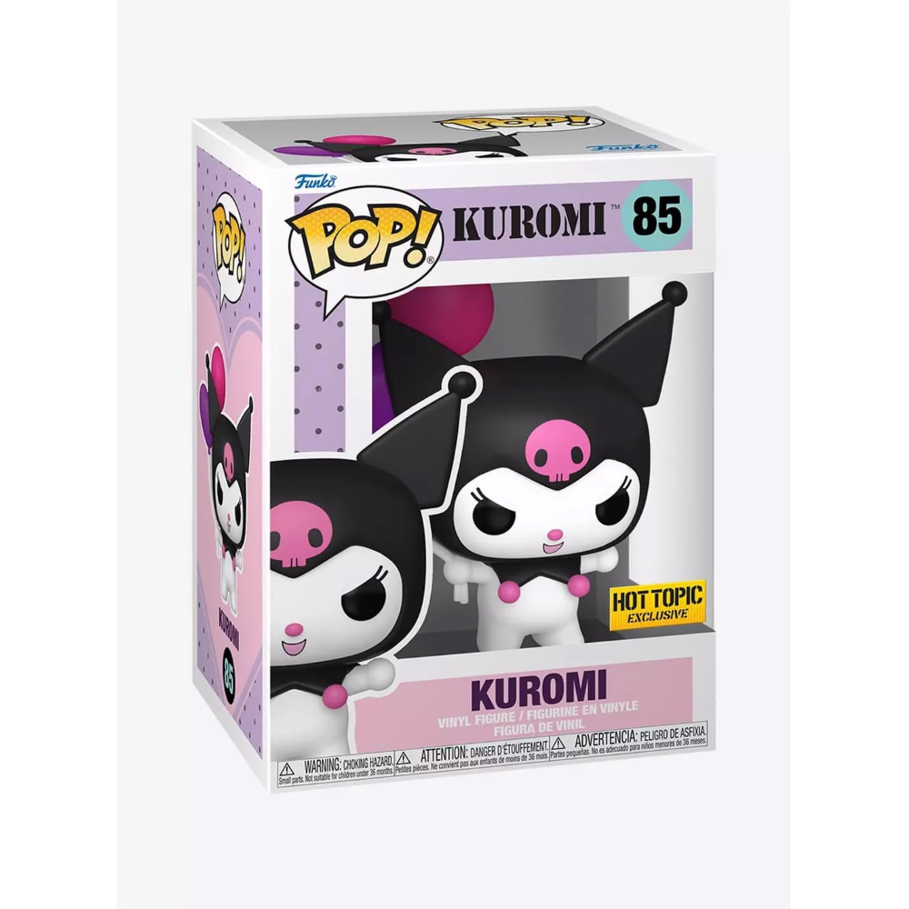 FUNKO POP SANRIO:HELLO KITTY - VINYL FIGURE 85 KUROMI (BALOONS) 9CM (EXC)