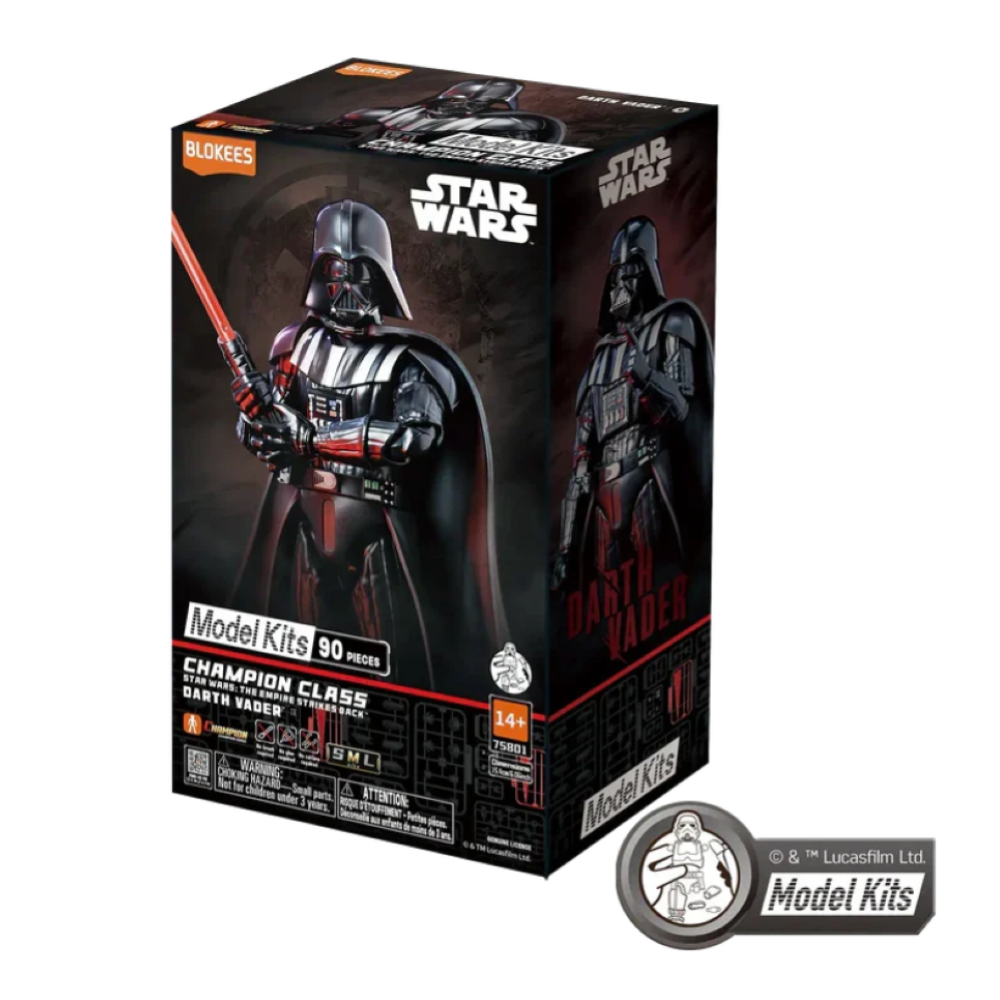 Blokees - Star Wars - Champion Class 01 - 75801 Darth Vader - Evergreen Movie Model Kits 