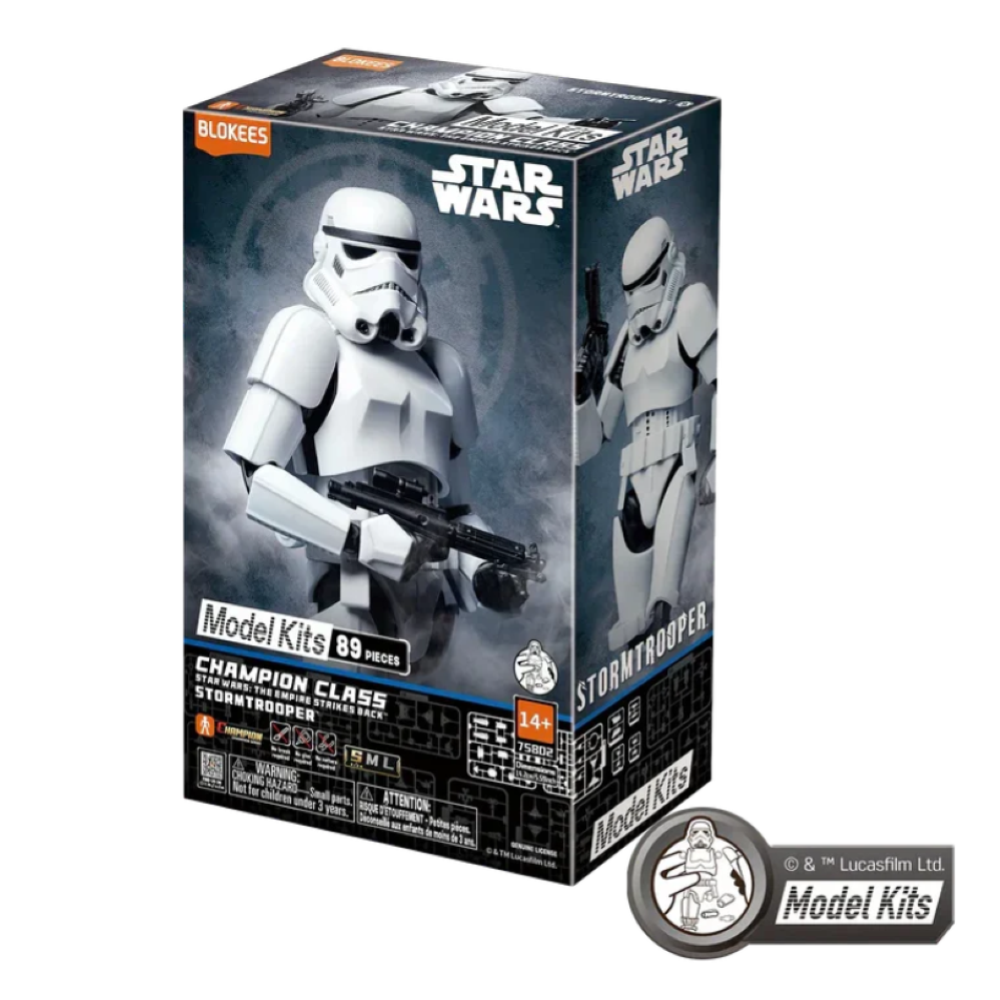Blokees - Star Wars - Champion Class 02 - 75802 Stormtrooper - Evergreen Movie Model Kits 