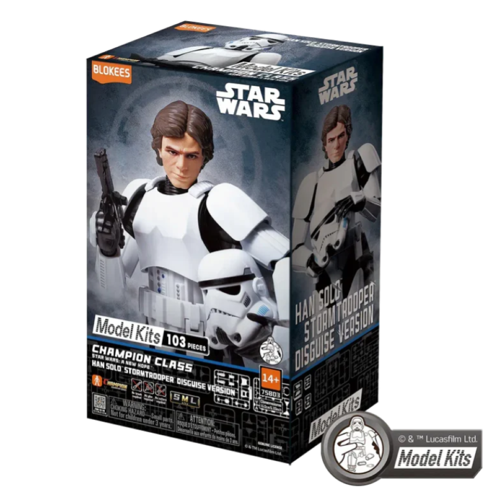 Blokees - Star Wars - Champion Class 03 - 75803 Han Solo - A New Hope - Disguise Version Model Kits 