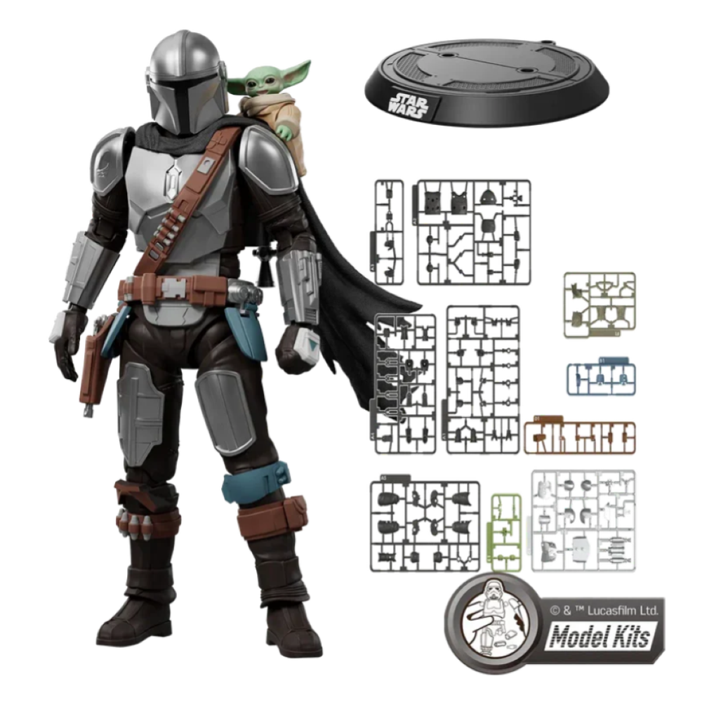 Blokees - Star Wars - Champion Class 05 - 75805 Din Djarin and Grogu - The Mandalorian and Grogu Model Kits 