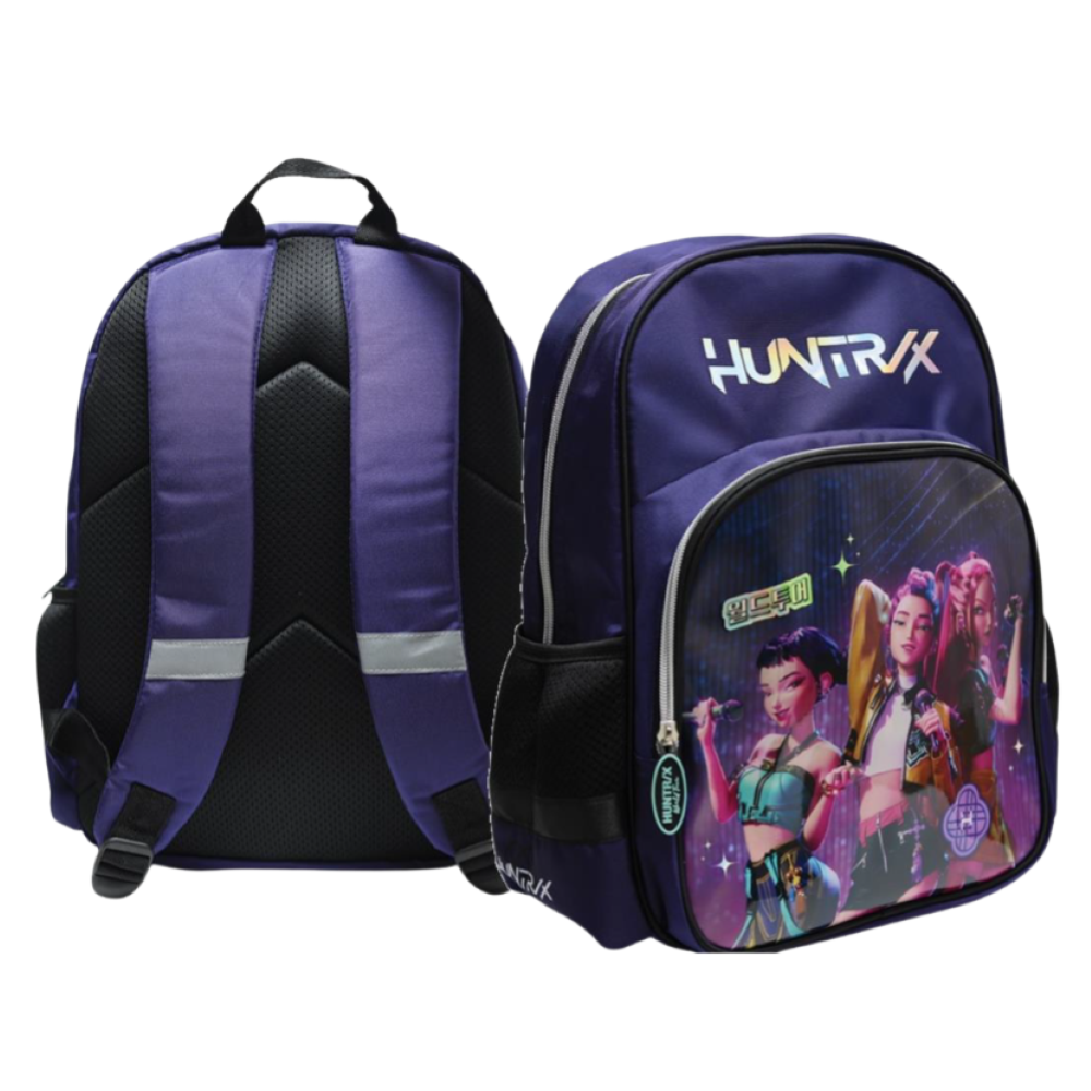 KPOP DEMON HUNTERS - ZAINO PREMIUM CON TASCA FRONTALE E TASCHE 