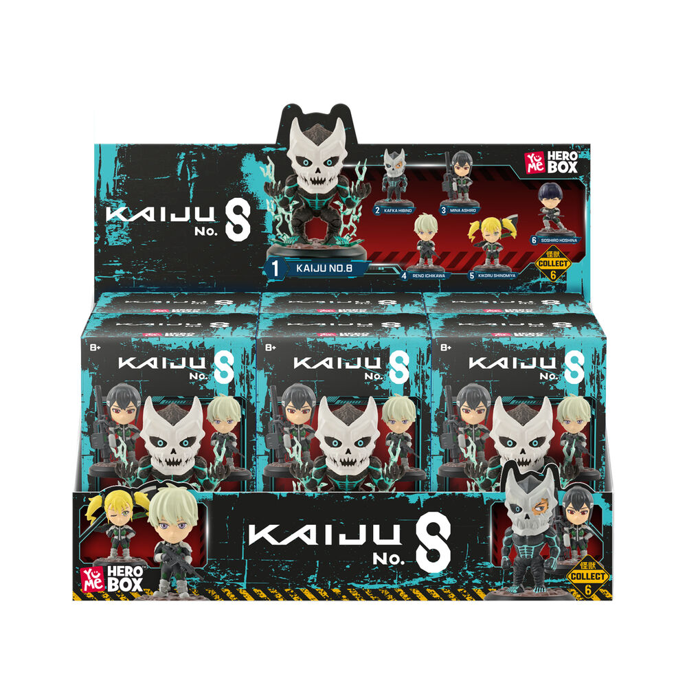 YuMe Blind Box - Hero Box - Kaiju No.8 Combat Series - (6 Units) 19383 