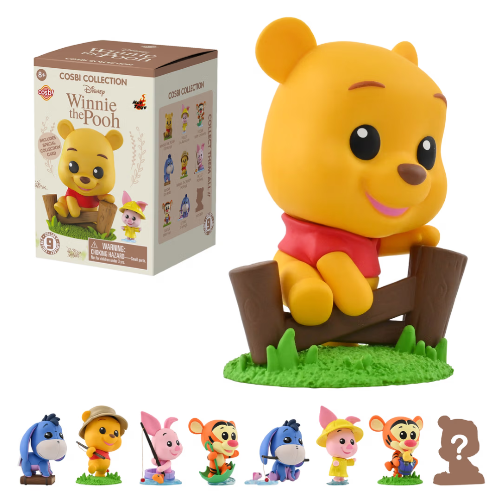 YuMe Blind Box - Cosbi - Winnie The Pooh Figurines - PDQ (8 Units) 15487 