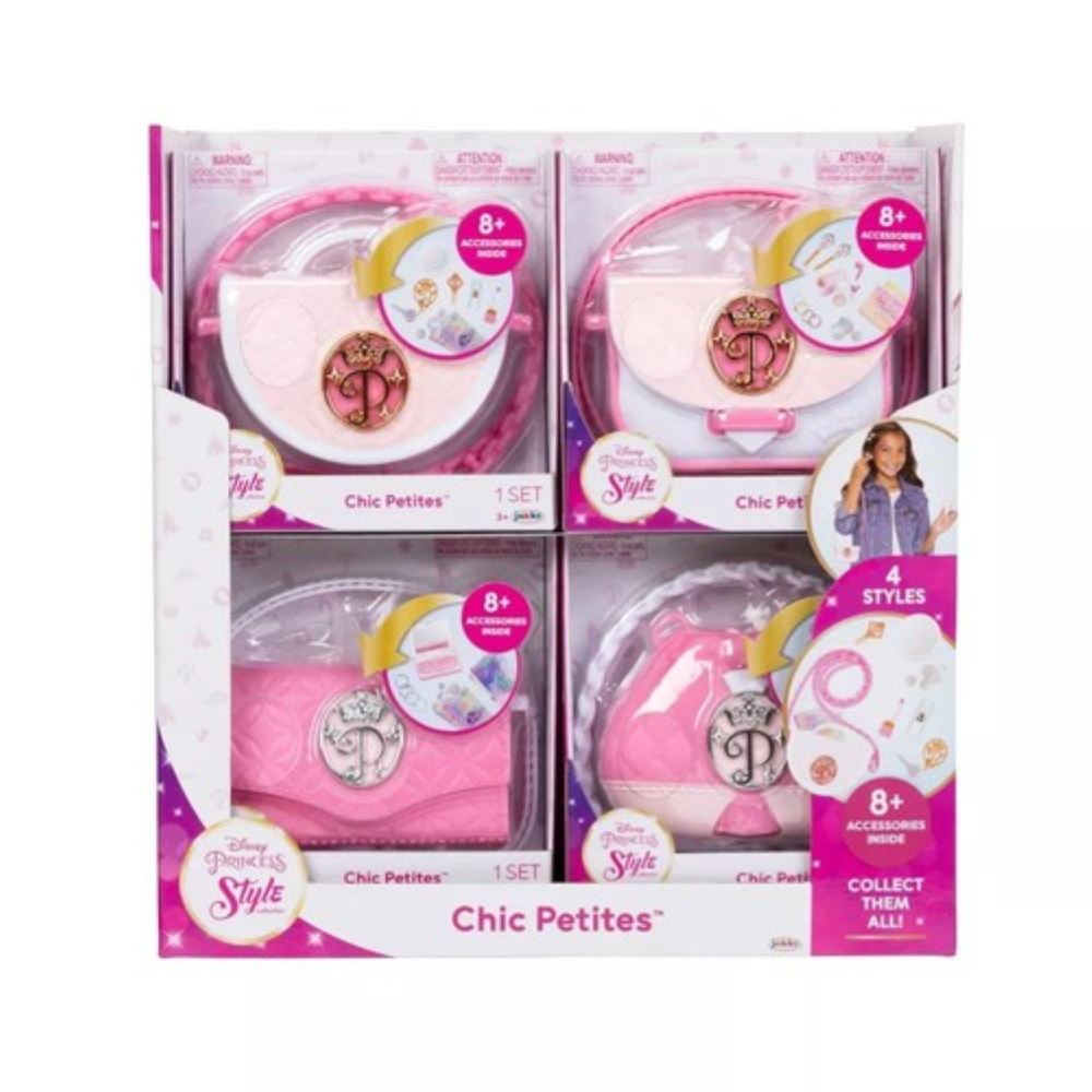 Jakks - Disney Princess Assortimento di borsette ispirate ai personaggi Disney  291214