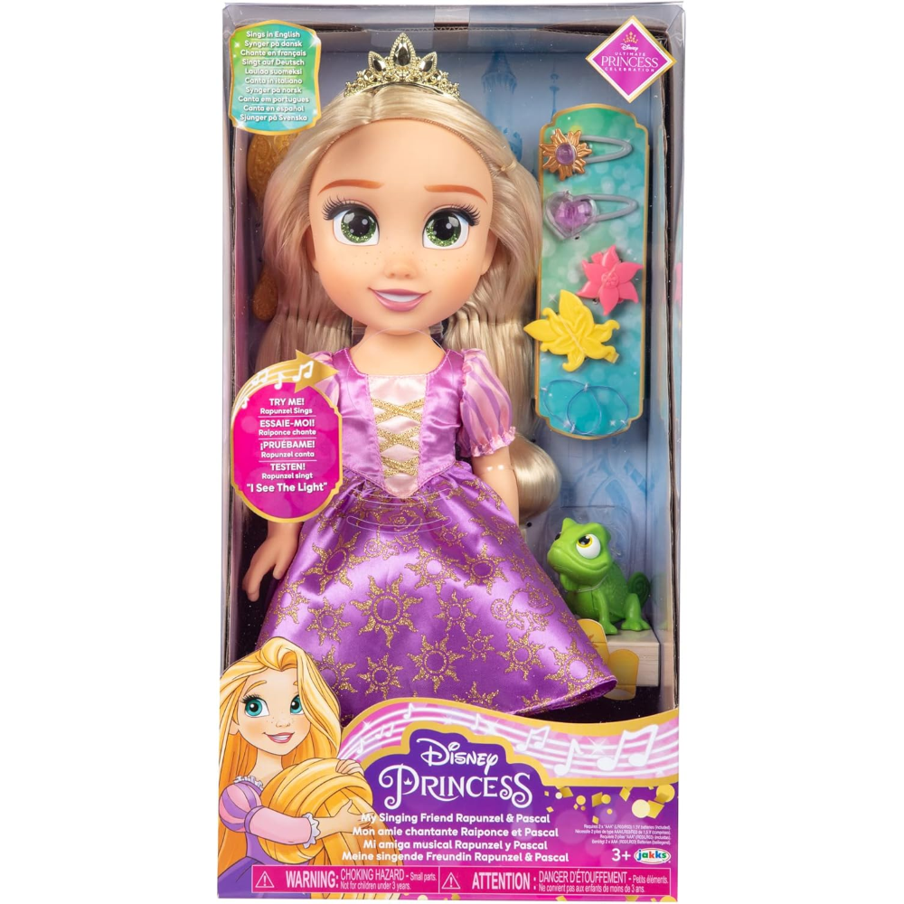 Jakks - Disney Princess La mia amica Rapunzel cantante 38 cm 224946-RF1-V1-EU