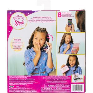 Jakks - Disney Princess Style Collection Smartphone con custodia e accessori 221314-RF1-V2