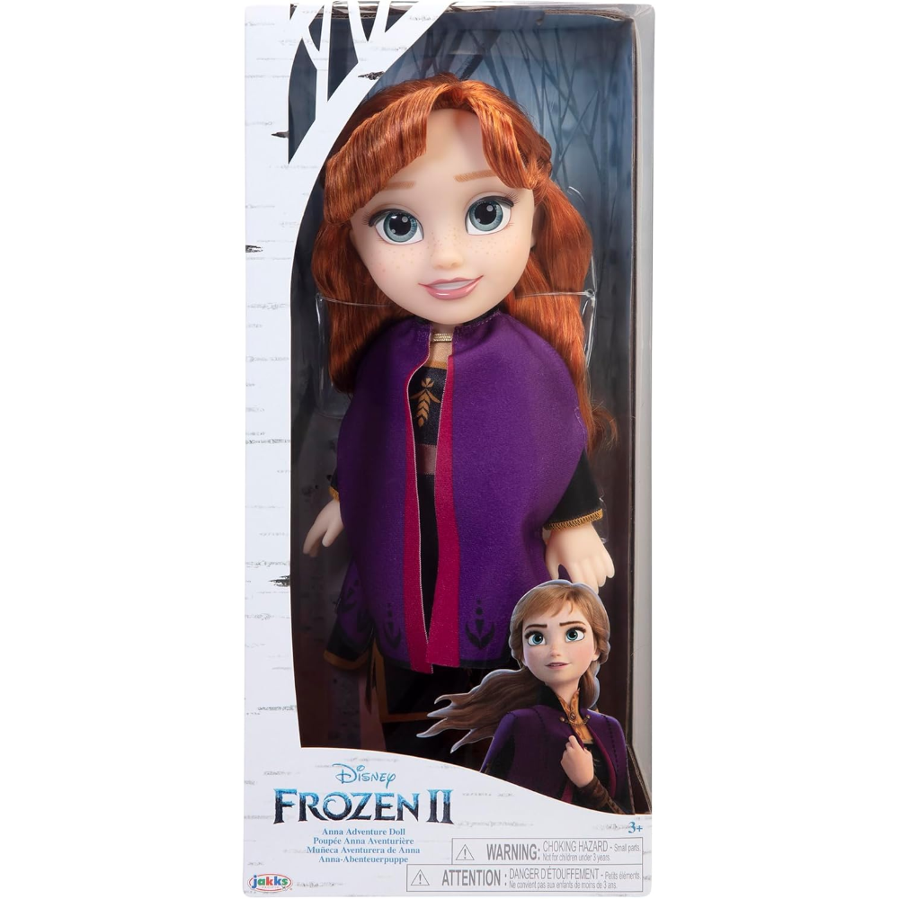 Jakks - Frozen La mia amica Anna Adventure 38 cm 211814-RF2V1-EU