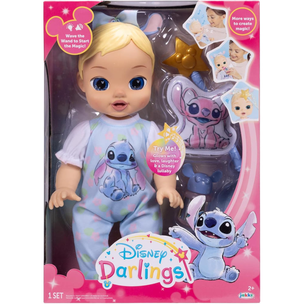 Jakks - Disney Darlings Bambola Feature Deluxe di Stitch 240684