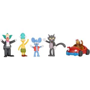 Jakks - The Simpson personaggi articolati 6 cm Krusty Multipack 197584