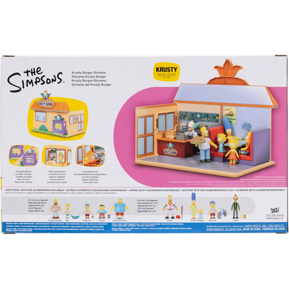 Jakks - The Simpsons playset Krusty Burger 175574
