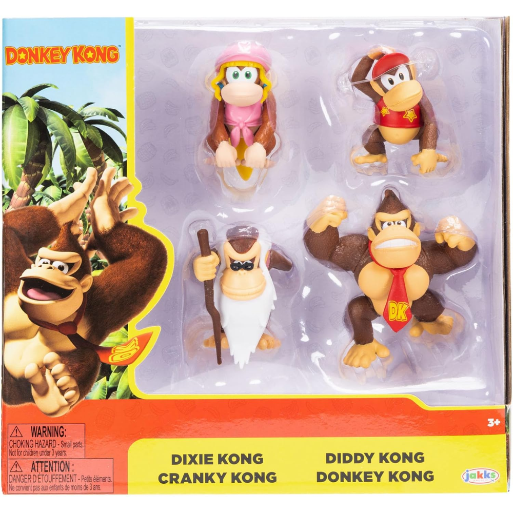 Jakks - Donkey Kong Multipack Action Figures 6 cm 431174
