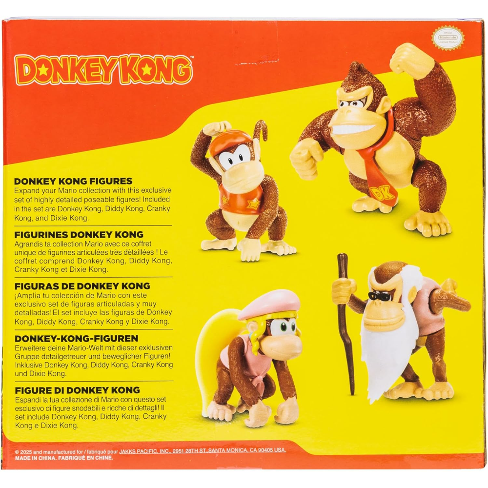 Jakks - Donkey Kong Multipack Action Figures 6 cm 431174