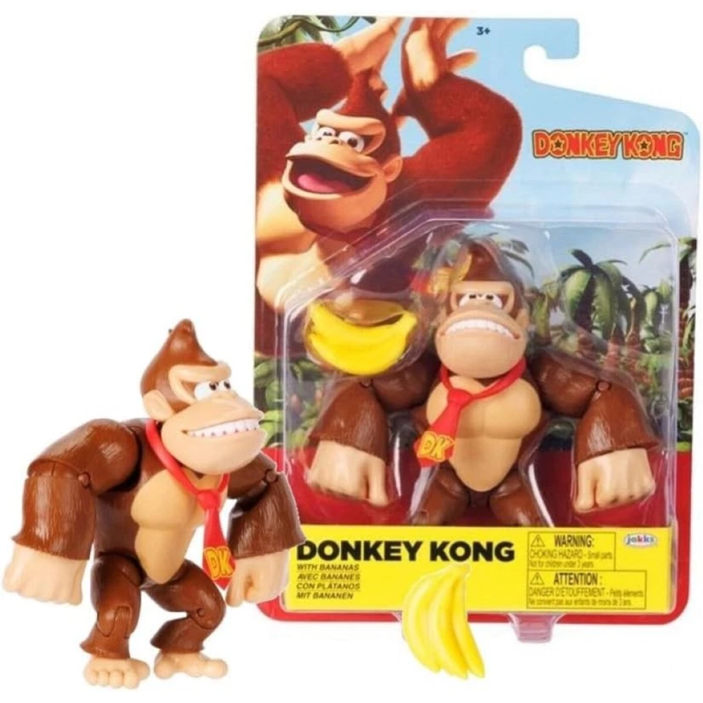 Jakks - Donkey Kong Action Figure di Donkey Kong 10 cm 432954-V1