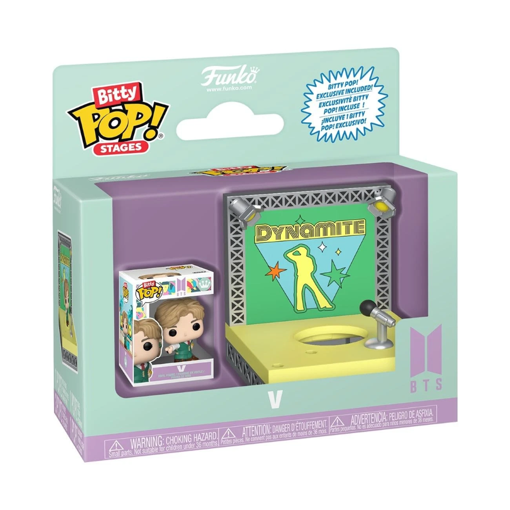 FUNKO POP BITTY POP STAGES - BTS - V (DYNAMITE) 