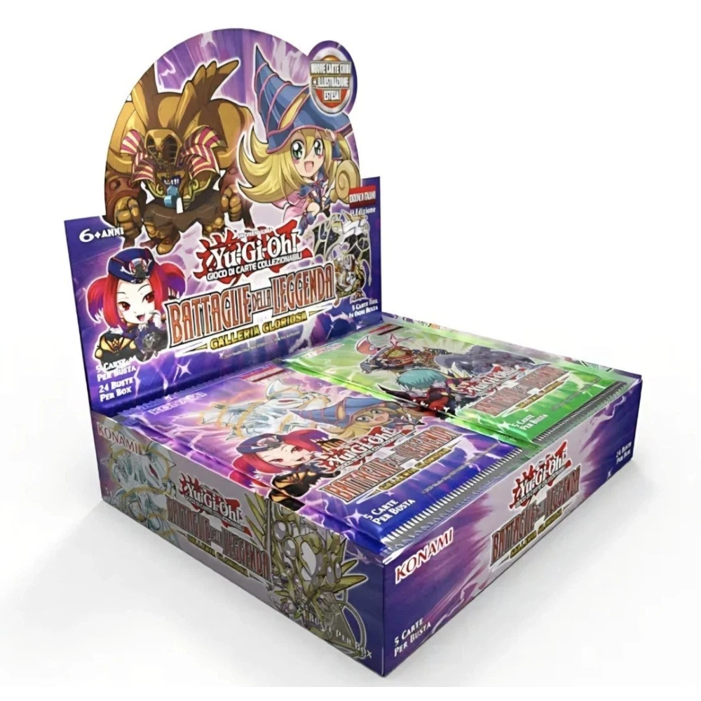 Yu-Gi-Oh! BUSTINA SINGOLA IN ESP. 24 BUSTE - BATTLE OF LEGEND: GLORIUOS GALLERY (IT) 04/06/2026