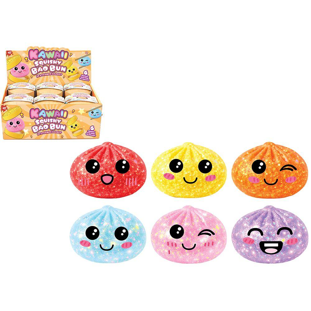 PREORDINE KAWAII SQUISHY BAO BUN GLITTER 06/07/2026