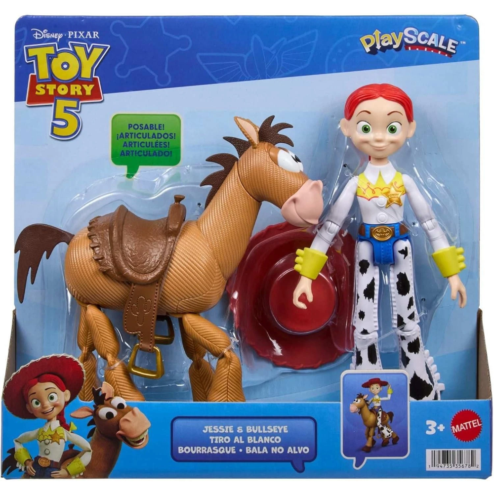 MATTEL - Toy Story 2PK Jessie & Bullseye 7'' JKV21