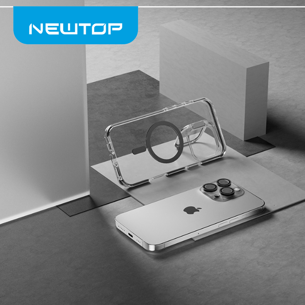 NEWTOP CV39-05 SUPER CLEAR CON SUPPORTO APPLE IPHONE 18 PRO MAX