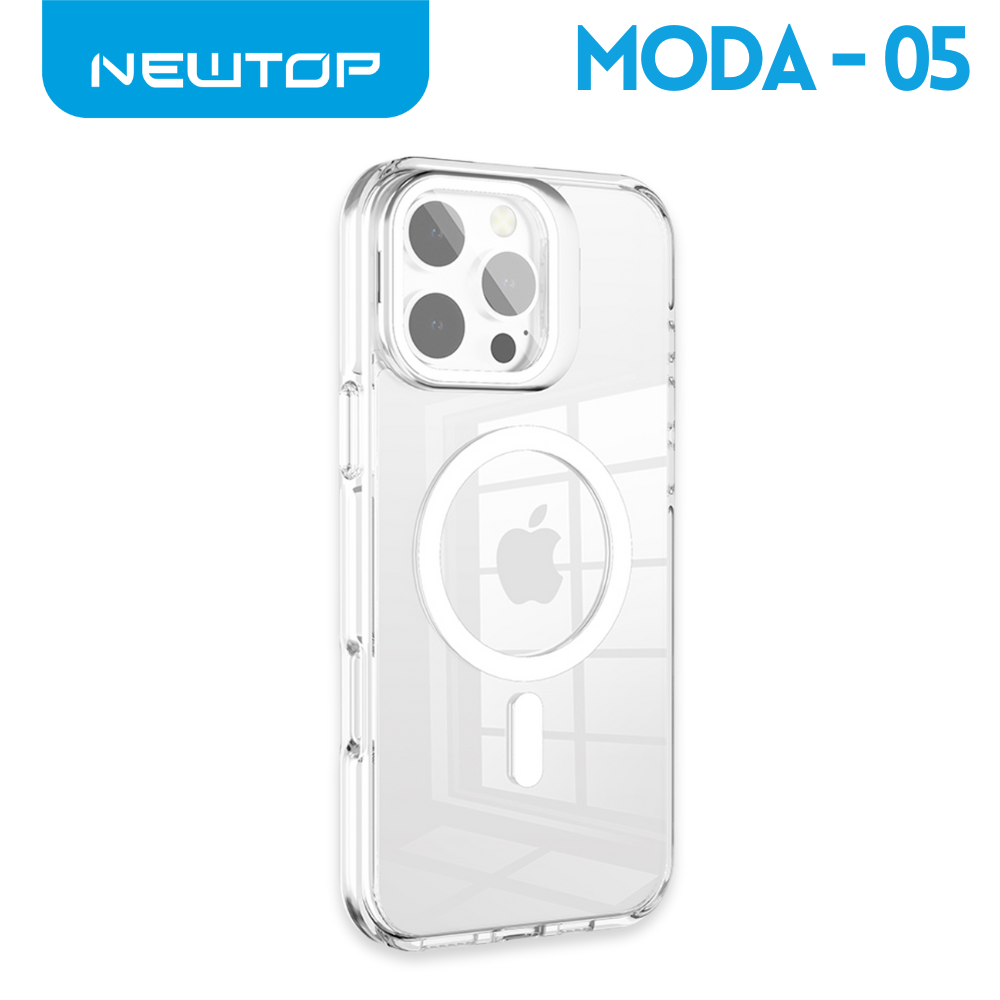 NEWTOP CV39-05 SUPER CLEAR CON SUPPORTO APPLE IPHONE 18 PRO MAX