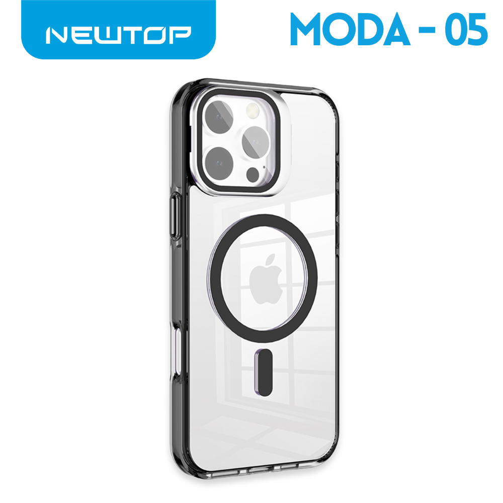 NEWTOP CV39-05 SUPER CLEAR CON SUPPORTO APPLE IPHONE 18 PRO MAX
