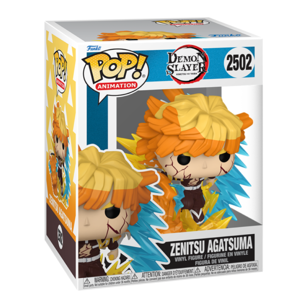 FUNKO POP PREMIUM DEMON SLAYER:INFINITY CASTLE - VINYL FIGURE 2502 ZENITSU AGATSUMA 15CM COC - 93894
