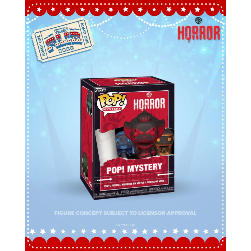 PREORDINE FUNKO POP MISTERY : WB HORROR 6PZ PDQ *SETTEMBRE