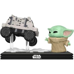 FUNKO POP MOMENT STAR WARS:THE MANDALORIAN - VINYL FIGURE 840 GROGU WITH POLAR MOUSE DROID 90813