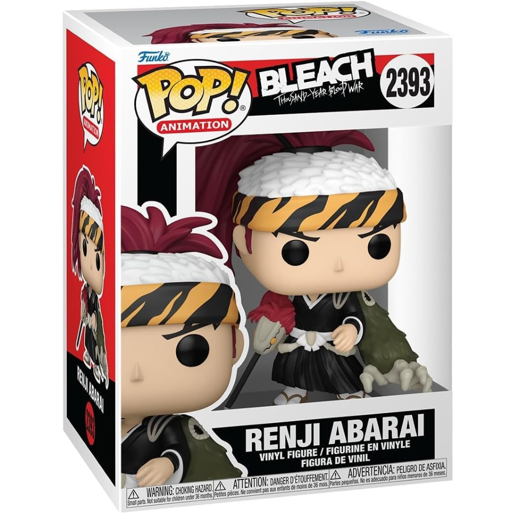 FUNKO POP BLEACH TYBW S1 - VINYL FIGURE 2393 RENJI ABARAI 9CM 80358