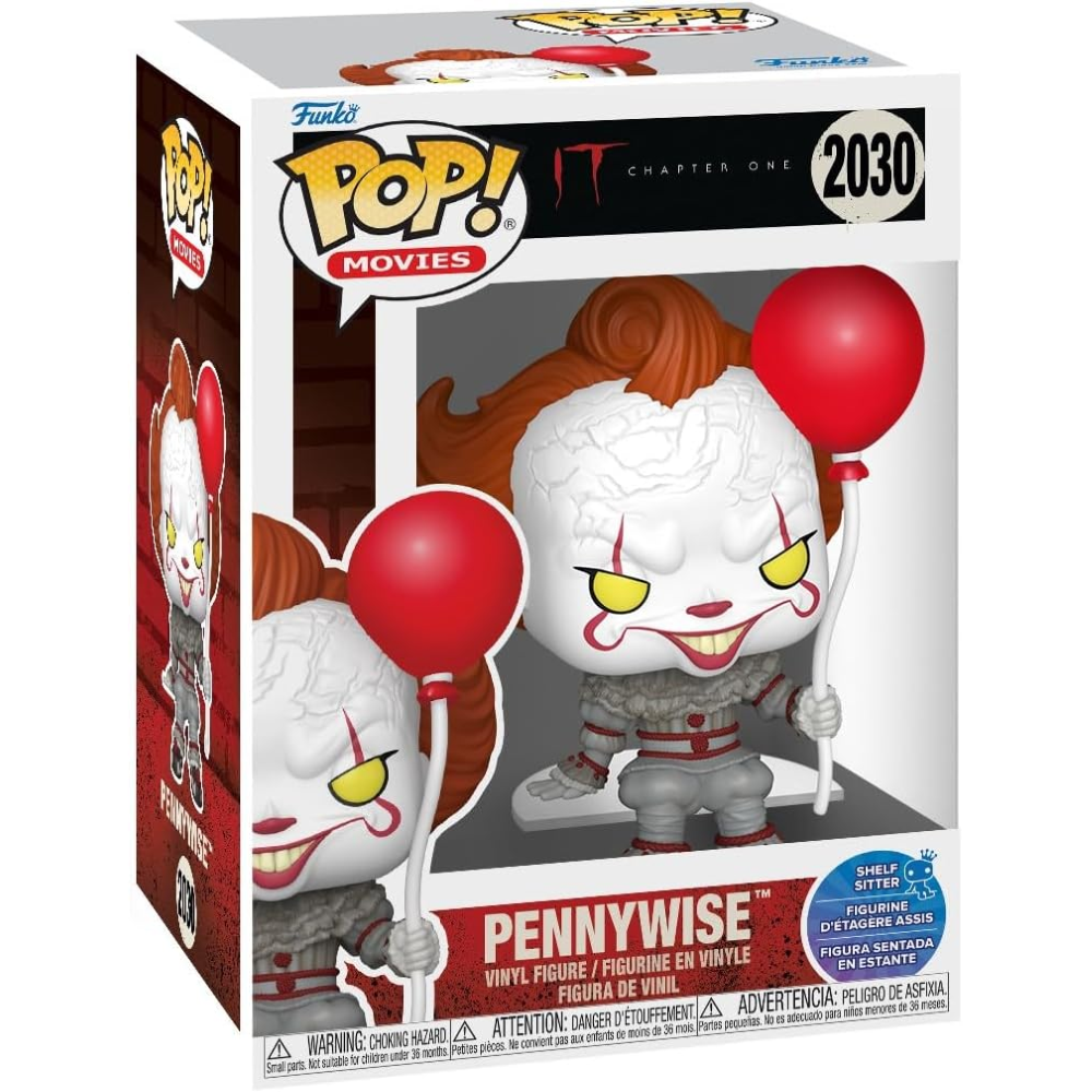 FUNKO POP MOVIES:IT CHAPTER ONE - VINYL FIGURE 2030 PENNYWISE (SIT) 9CM 90440