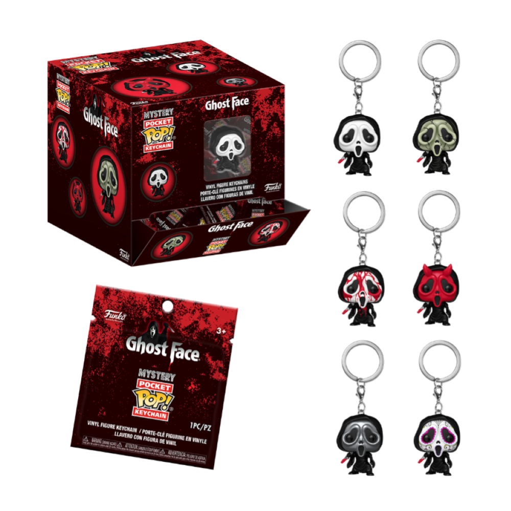 FUNKO POP KEYCHAIN DISPLAY BLIND BAG - GHOST FACE 12PZ PDQ - 92887