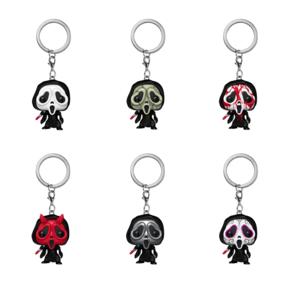 FUNKO POP KEYCHAIN DISPLAY BLIND BAG - GHOST FACE 12PZ PDQ - 92887