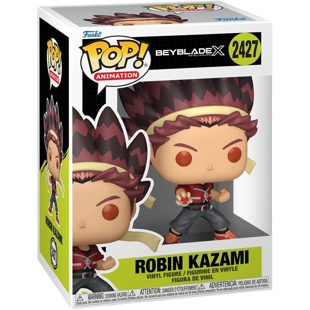 FUNKO POP BEYBLADE X - VINYL FIGURE 2427 ROBIN KAZAMI 9CM - 94146
