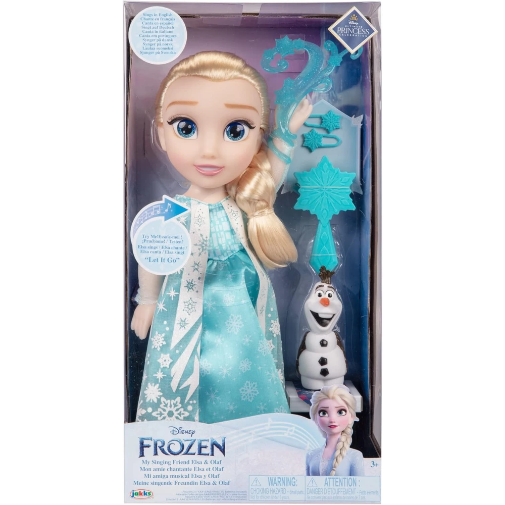 Jakks - Frozen La mia amica Elsa Cantante 38 cm 225306-RF1-V1-EU