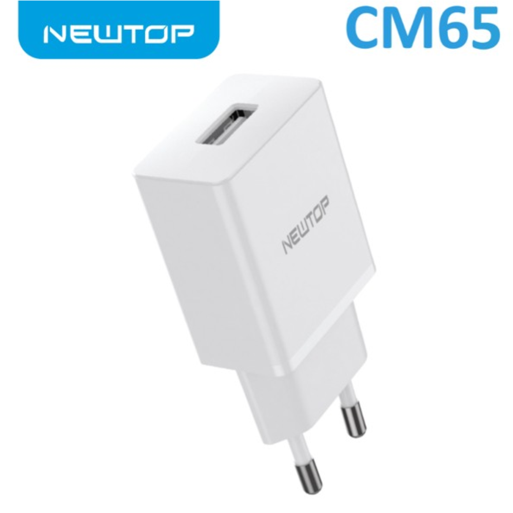  NEWTOP CM65 CARICATORE DA MURO 1USB 5V 2.4A